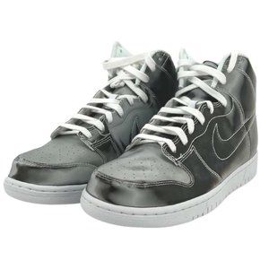 Nike | Men's Dunk HI/C Basketball Shoes | Grey & White | Size 10